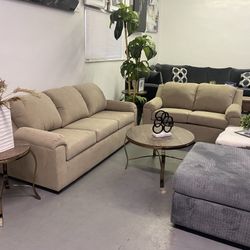 Comfortable Sofa And Love Seats ‼️available In Grey ‼️