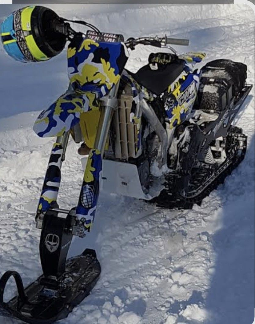 2019 Suzuki RMZ 450 With Timbersled 150 Mile's Clean Title