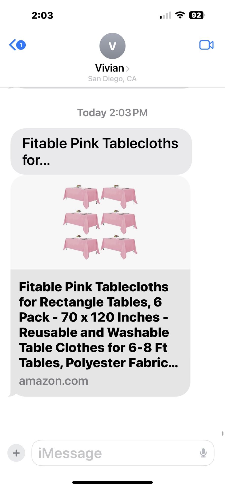 12 Pink Table Cloths ( Rectangle) 