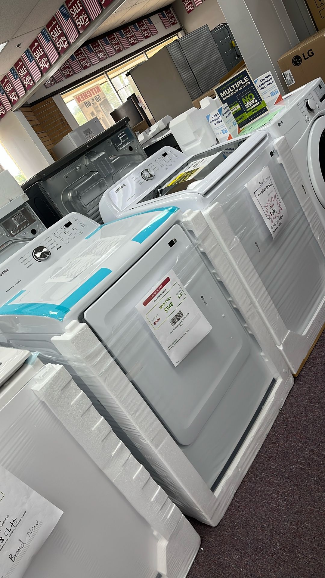 Washer And Drier Set $999 Free Parts 1 Year Warranty