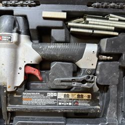 Porter & Cable crown narrow stapler with case, only $30 cash. Must meet in person to deliver. 