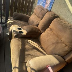 Brown Recliner /couch