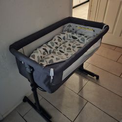 Bedside bassinet with insert