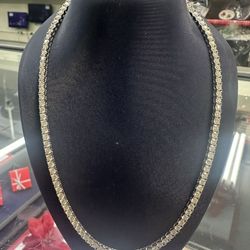 92.5 Silver Tennis Necklace