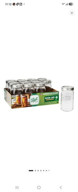 Ball Canning Wide Mouth Jars/ Quart Size/ New