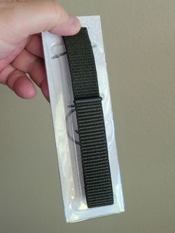 NEW ABANEN 22mm VELCRO  watch band (olive green)
