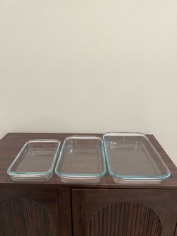 3 piece glass baking dish set