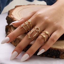 Gold Plated Ring Set