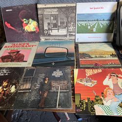 Vintage Vinyl Records Jimi Hendrix Elton John Arlo Guthrie Jethro Till