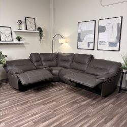 Modular Sectional Couch with Electric Recliners DELIVERY WITHIN A WEEK