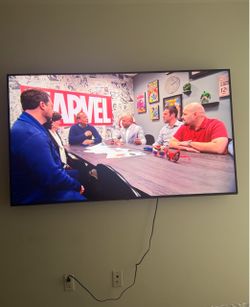 75” LG  Flat Screen TV  With Wall Mount