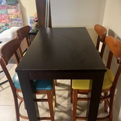 High Table And Chairs For Sale