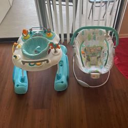 Baby Swing And Walker 