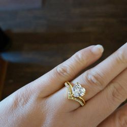 Heart Promise Ring Engagement Ring