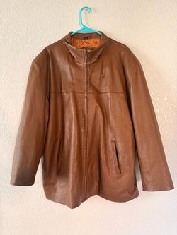 Vintage Benny’s Shop Men’s Brown Leather Jacket