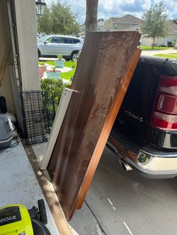 Hightop wooden table
