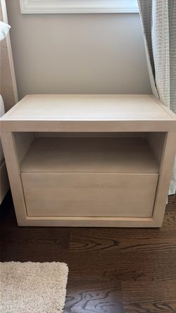 Pottery Barn Cayman Nightstand 27”  - Biscotti