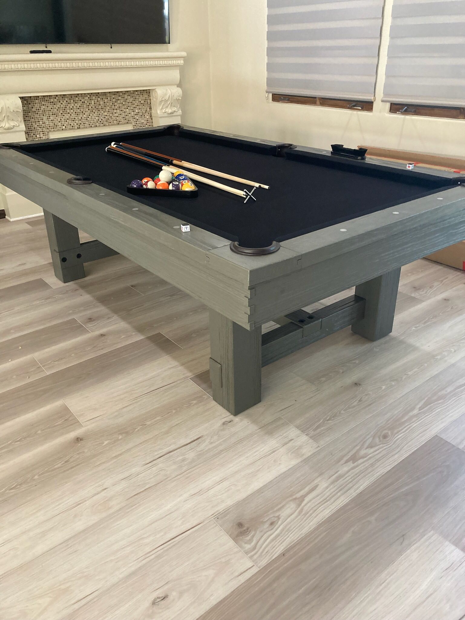 New Pool Table. Delivery Available 8 Foot Billiard Tables Sale