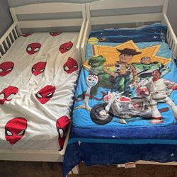 2 Toddler Beds Crib Size Mattress