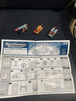 Complete 2002 Transformers Armada Land Military Mini-Con Team Comic Manual