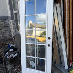 Exterior Metal Door With Glass 
