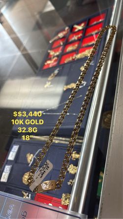 LADIES GOLD CHINO LINK CHAIN