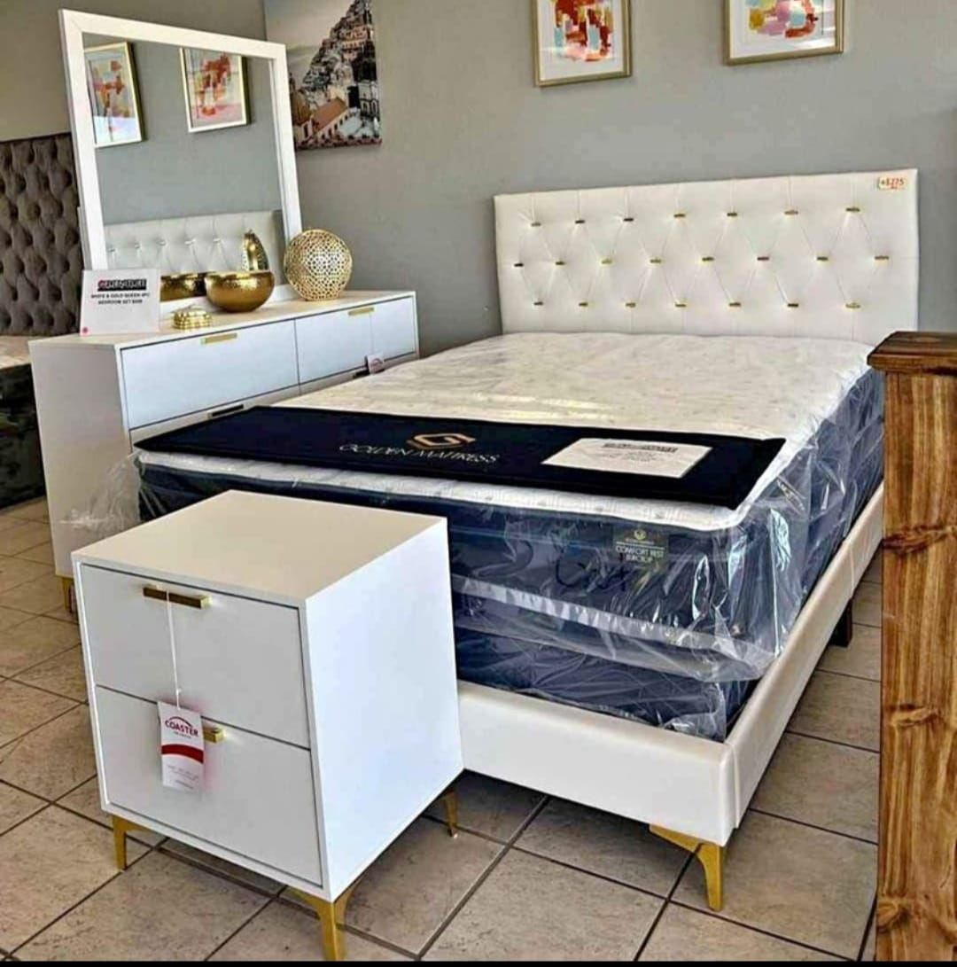Cama king totalmente nueva preguntar por precio