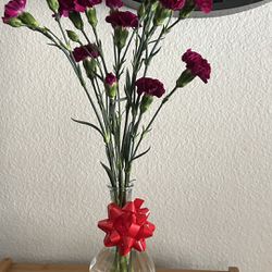 Fresh Flowers With Vase 