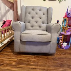 Delta Children Emma Nursery Swivel Rocker Chair