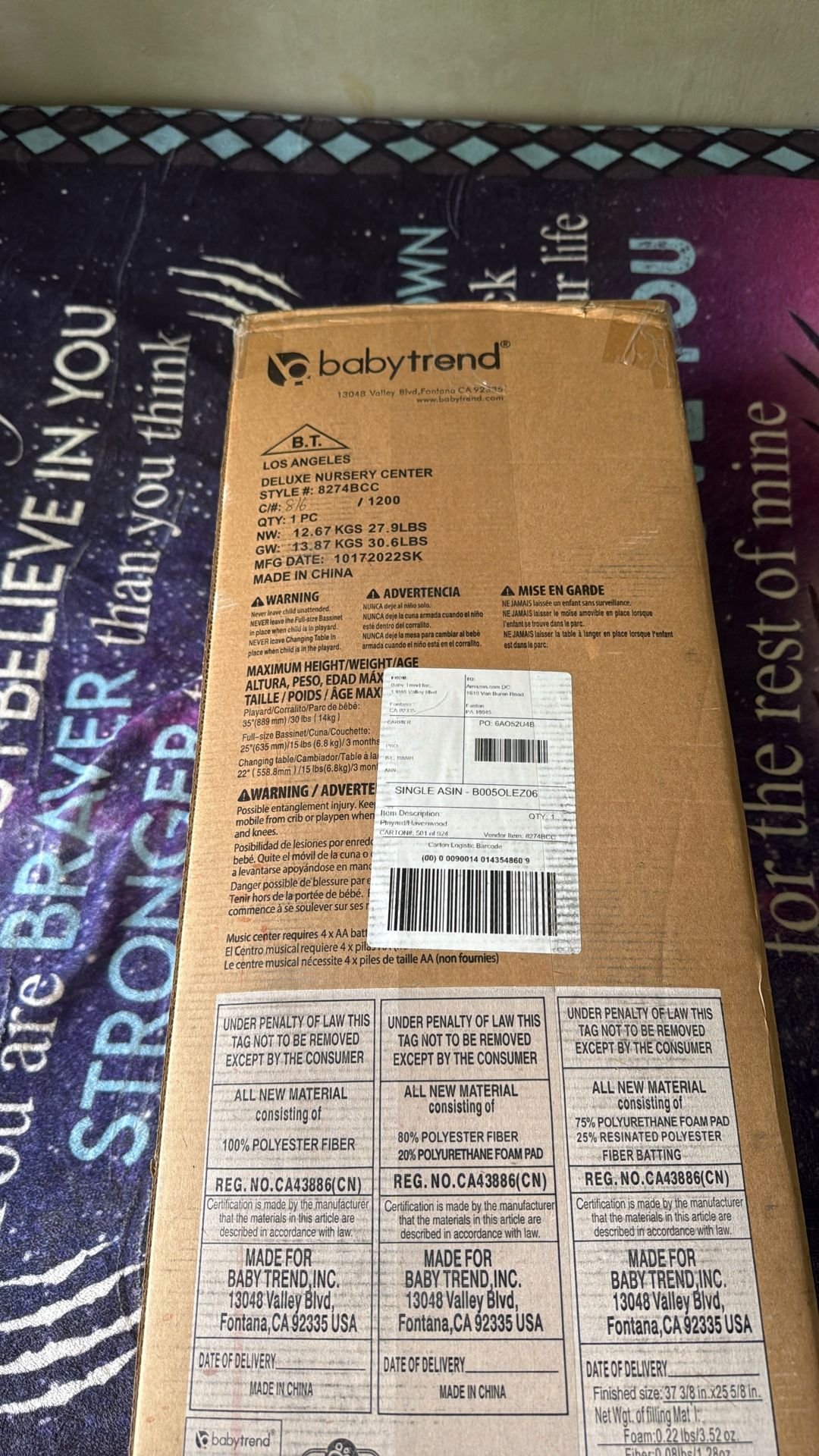 Baby Trend Deluxe Nursery Center