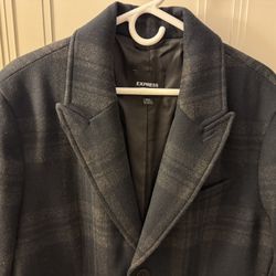 EXPRESS Men’s Navy Topcoat