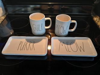 Rae Dunn Mugs, Trays, Baking Dishes