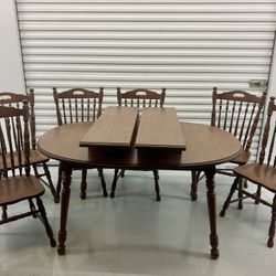 Tell City dining table and chairs