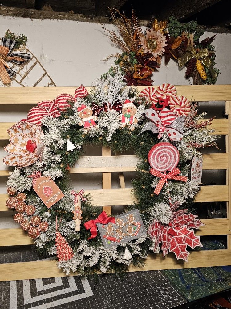 Handmade Gingerbread Wreath