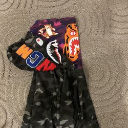 Double - Hoodie Bape Jacket 