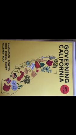 Governing California 6th edition