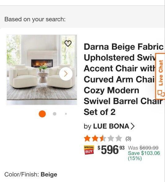 Swivel Chair 