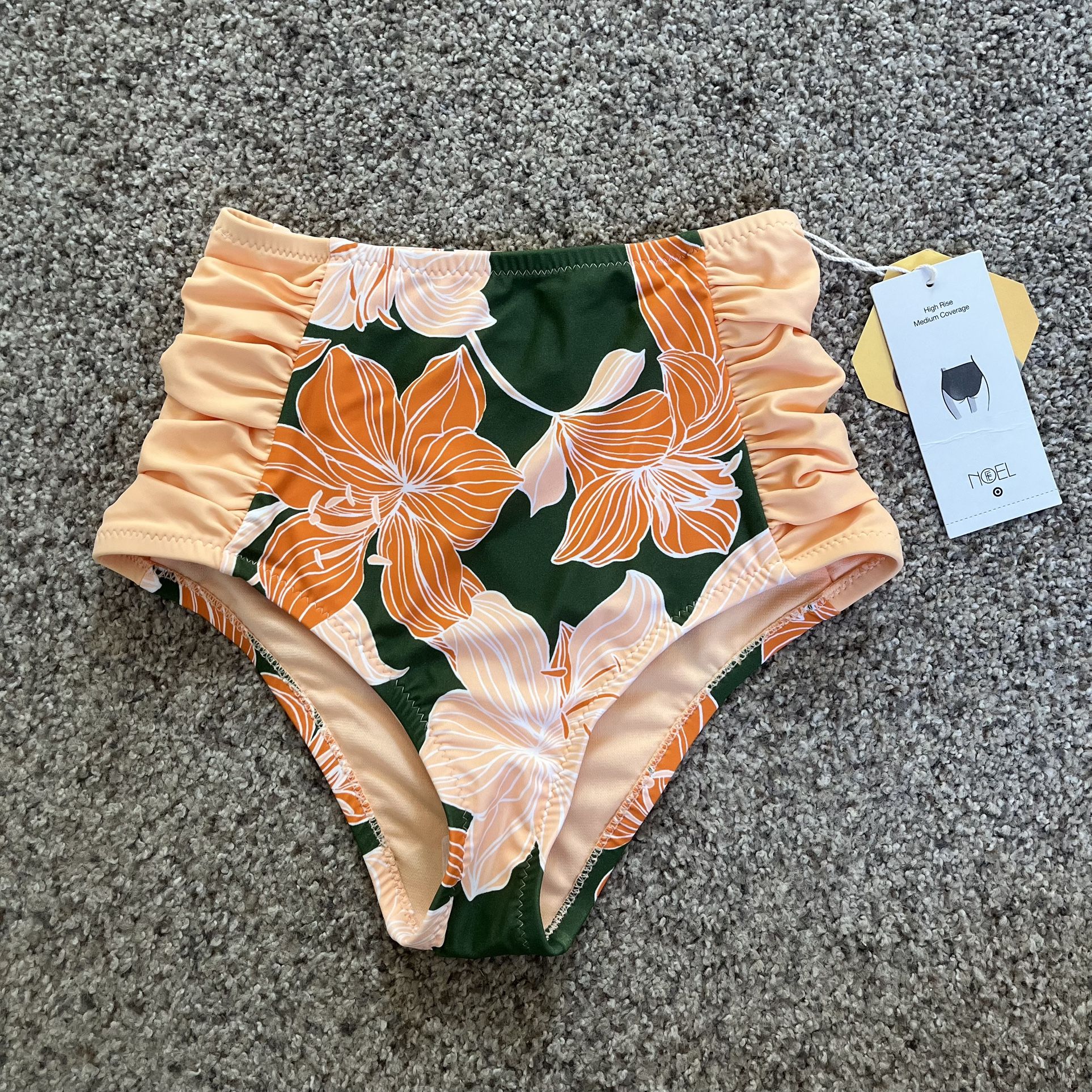 High Rise Bikini Bottoms