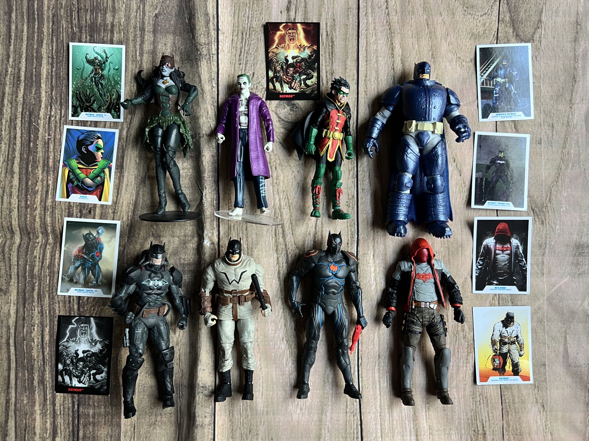 Mcfarlane Toys DC Multiverse Multipack - BAT Family 8 Lot Bundle Action Figures
