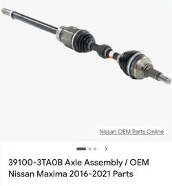 HEY LOOK! BRAND NEW AXLE