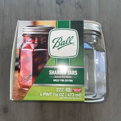 Ball 4 16oz Sharing Jars Brand New Mason Jars