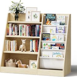 Kids Wooden Bookshelf (NEW In Box)