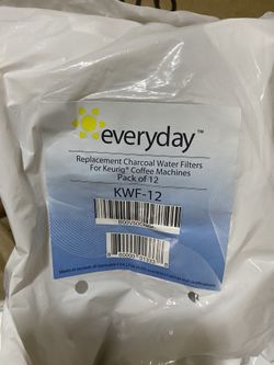 KWF-12 Charcoal Water Filters for Keurig Coffee Machines12 Count each 15 Bags