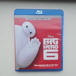 Big Hero 6 blu Ray Disc Collector's Edition