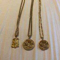 Three Stainless Steel Necklace 