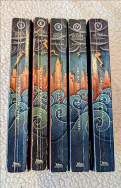 Percy Jackson and the Olympians Complete Series Box Set Books 1-5 Rick Riordan
