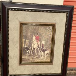 "Morning: Going to Cover", Originally Painting by the British artist Edward Algernon Stuart Douglas