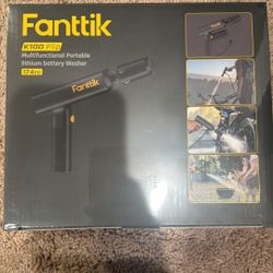 Fanttik NB8 Flip Portable Pressure Washer Gun, Foldable Cordless Pressure Washer Sprayer with 5-in-1 Nozzle, Max. 174 PSI, Type-C Charging, 16.73 FT H