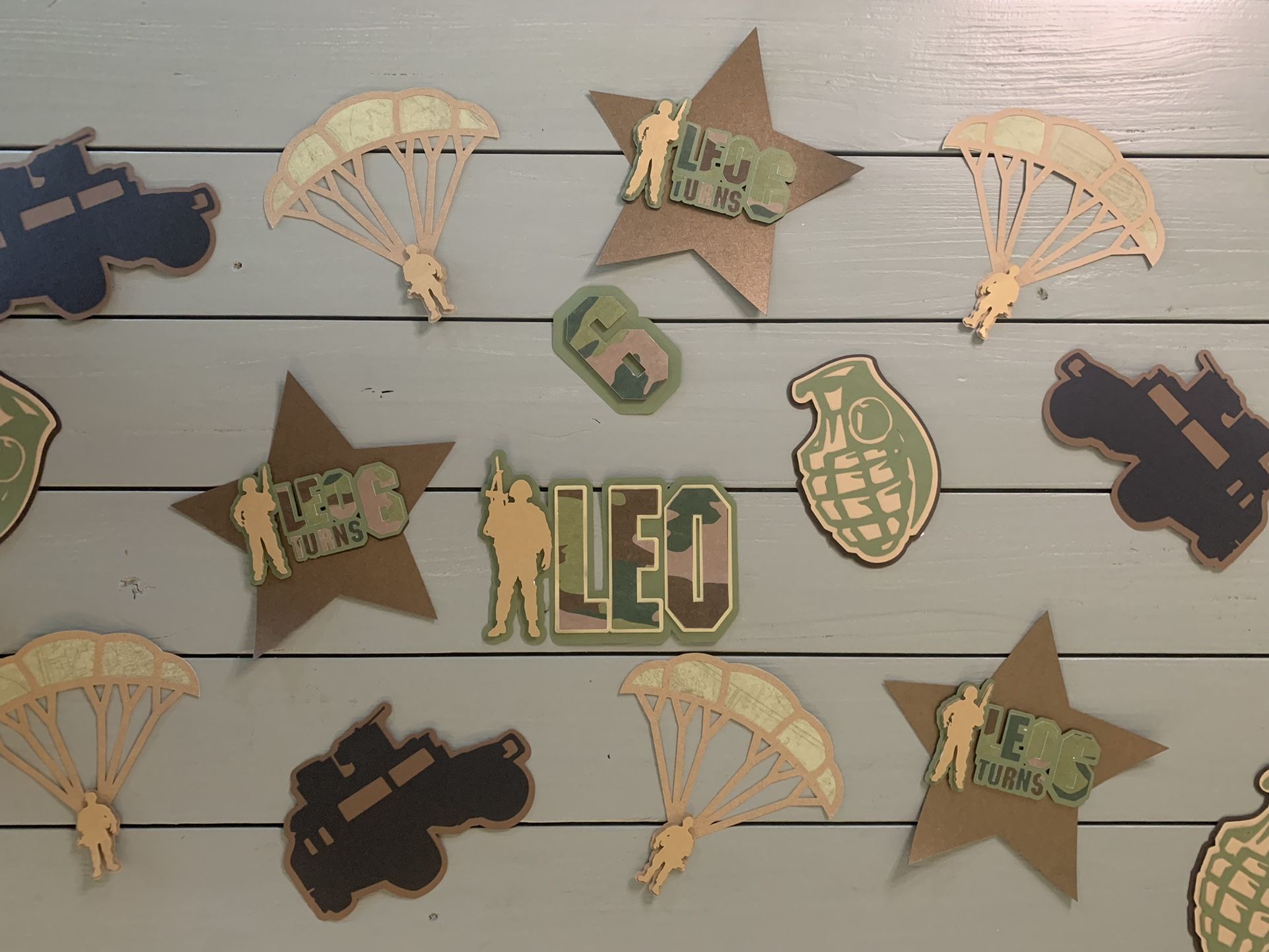 Military Birthday Decorations