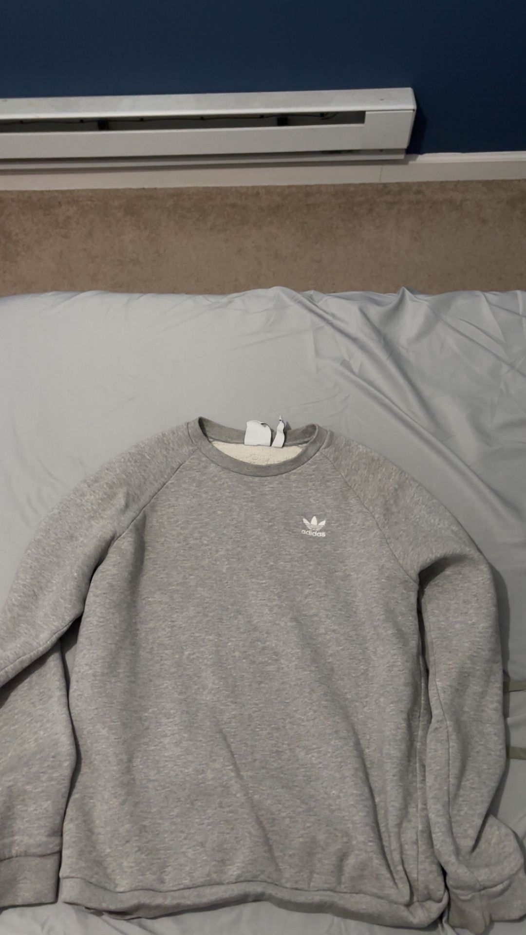 Grey adidas Crewneck Sweatshirt 